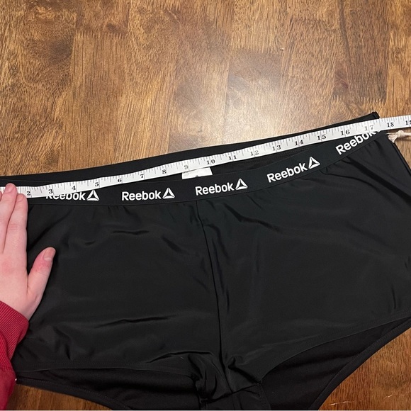 NWT Reebok Women's Black Swim Cheeky Boy Shorts XXL Quick Dry UPF 50+ - Picture 9 of 9